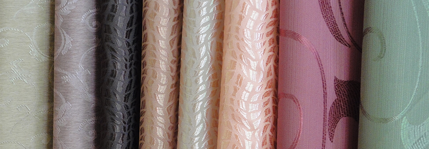 Яркие и практичные ткани для штор из полиэстера
