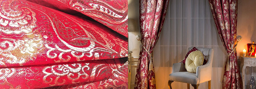 Изысканная и практичная ткань Жаккард для пошива штор